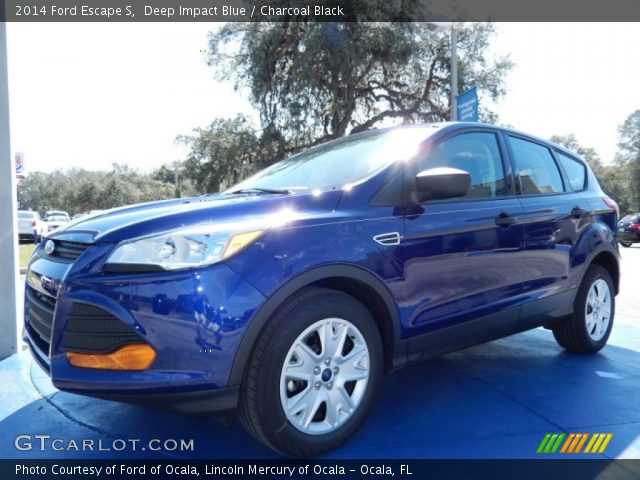 2014 Ford Escape S in Deep Impact Blue
