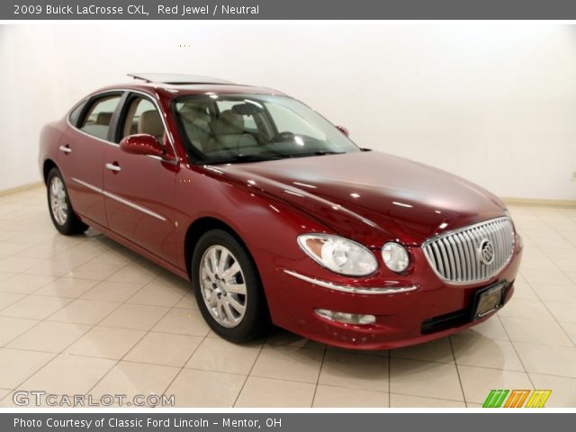 2009 Buick LaCrosse CXL in Red Jewel