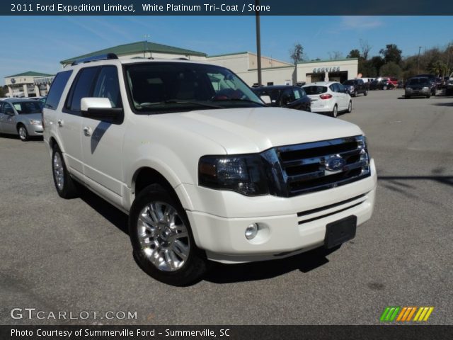 2011 Ford Expedition Limited in White Platinum Tri-Coat