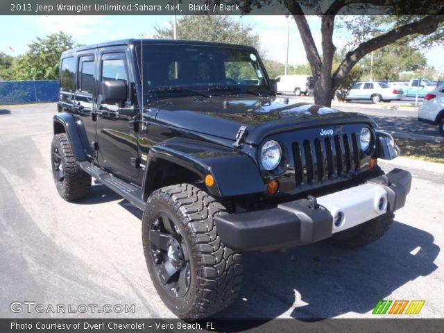 2013 Jeep Wrangler Unlimited Sahara 4x4 in Black