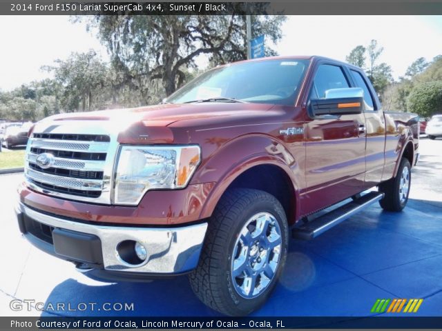 2014 Ford F150 Lariat SuperCab 4x4 in Sunset