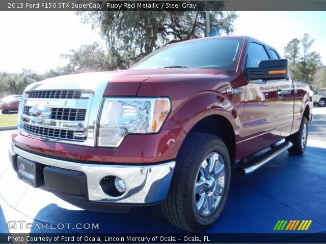 2013 Ford F150 STX SuperCab in Ruby Red Metallic
