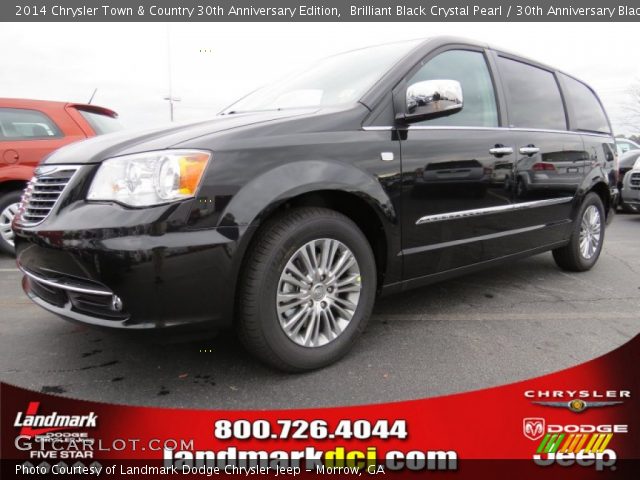 2014 Chrysler Town & Country 30th Anniversary Edition in Brilliant Black Crystal Pearl