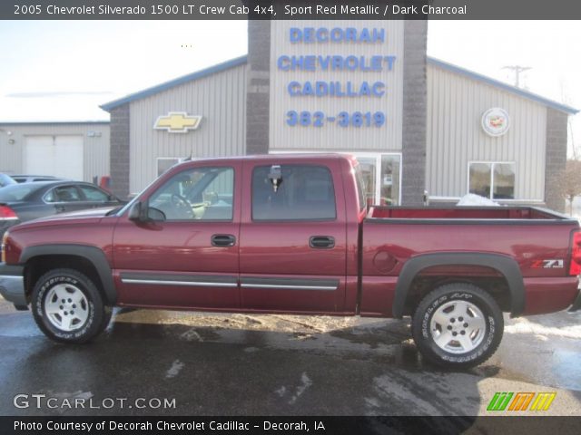 2005 Chevrolet Silverado 1500 LT Crew Cab 4x4 in Sport Red Metallic