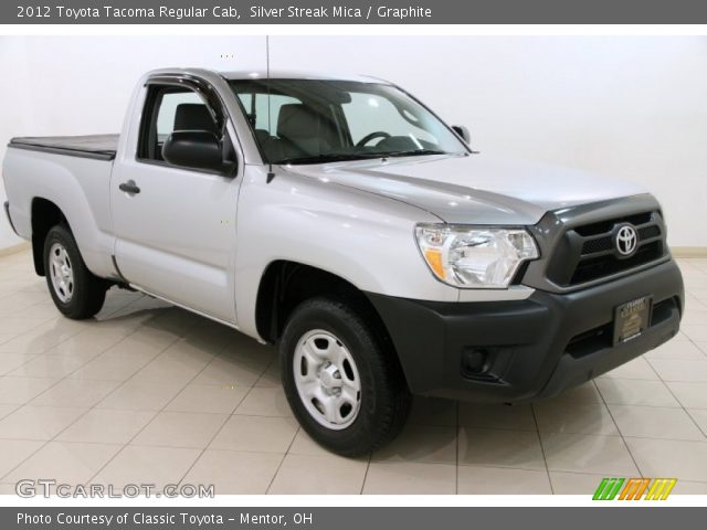 2012 Toyota Tacoma Regular Cab in Silver Streak Mica