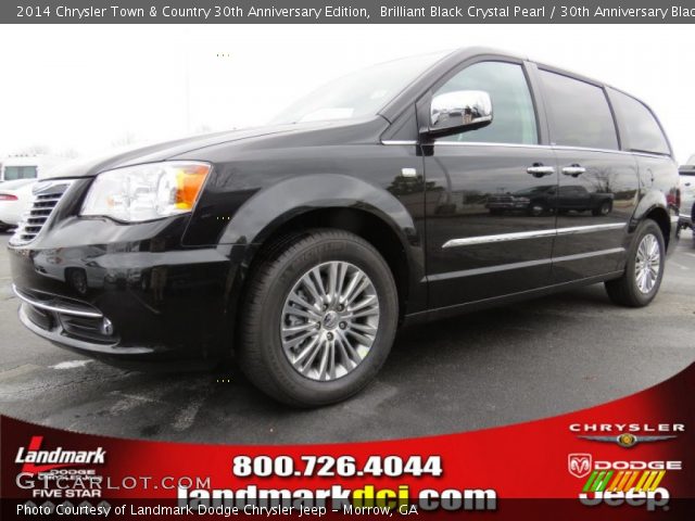 2014 Chrysler Town & Country 30th Anniversary Edition in Brilliant Black Crystal Pearl