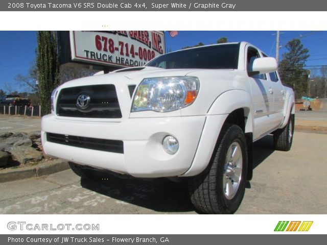 2008 Toyota Tacoma V6 SR5 Double Cab 4x4 in Super White