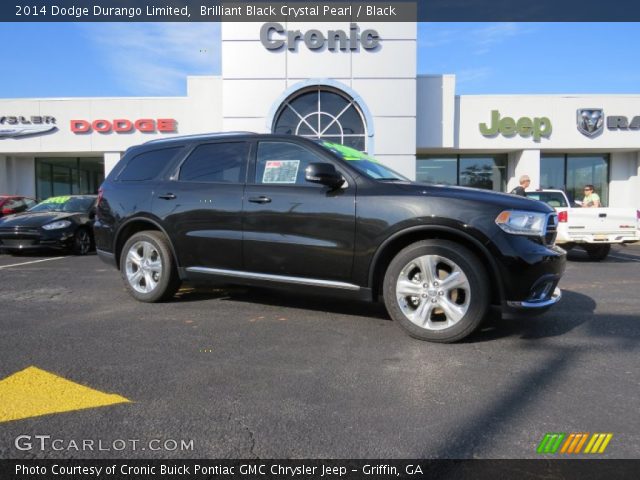 2014 Dodge Durango Limited in Brilliant Black Crystal Pearl