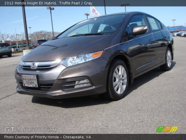 2012 Honda Insight EX Hybrid in Truffle Pearl