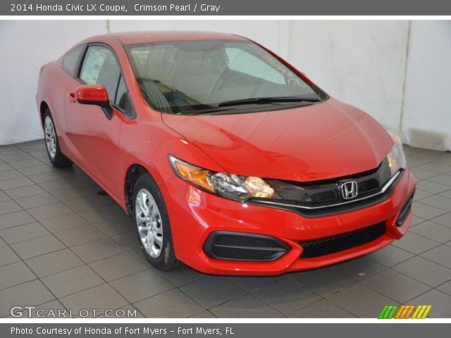 2014 Honda Civic LX Coupe in Crimson Pearl