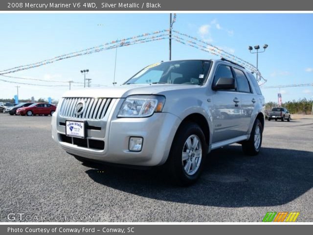 2008 Mercury Mariner V6 4WD in Silver Metallic