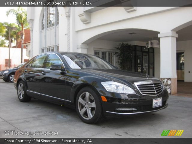 2013 Mercedes-Benz S 550 Sedan in Black