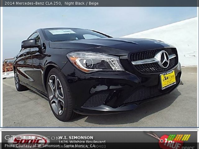 2014 Mercedes-Benz CLA 250 in Night Black