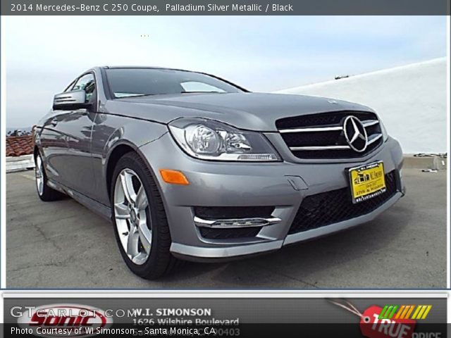 2014 Mercedes-Benz C 250 Coupe in Palladium Silver Metallic