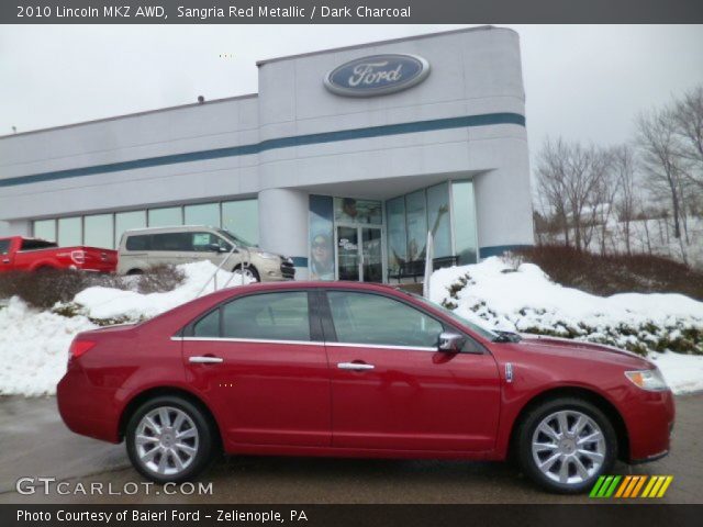 2010 Lincoln MKZ AWD in Sangria Red Metallic