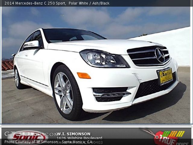 2014 Mercedes-Benz C 250 Sport in Polar White