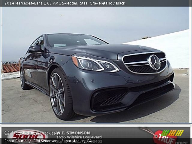 2014 Mercedes-Benz E 63 AMG S-Model in Steel Gray Metallic