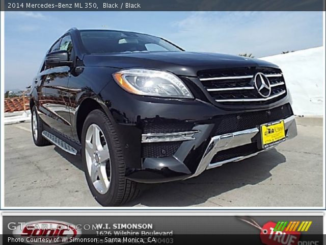 2014 Mercedes-Benz ML 350 in Black