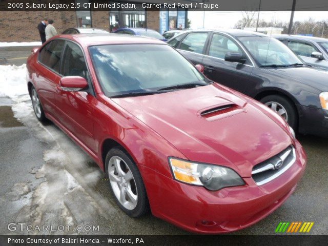 2005 Subaru Legacy 2.5 GT Limited Sedan in Garnet Red Pearl