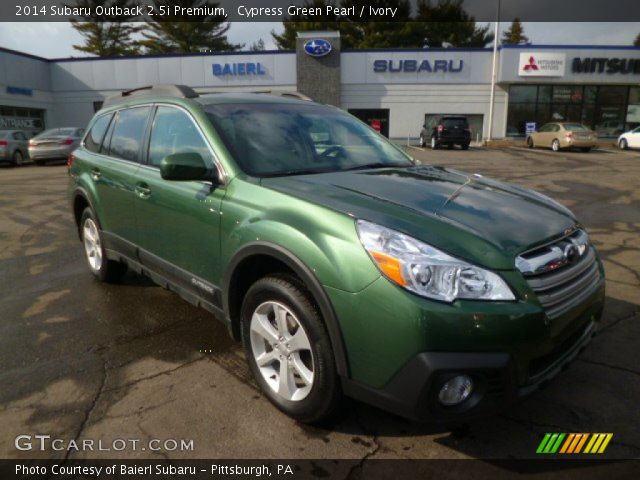 2014 Subaru Outback 2.5i Premium in Cypress Green Pearl