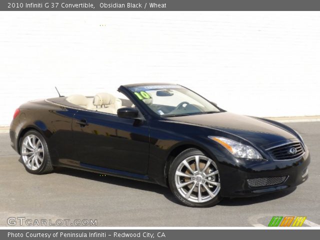 2010 Infiniti G 37 Convertible in Obsidian Black