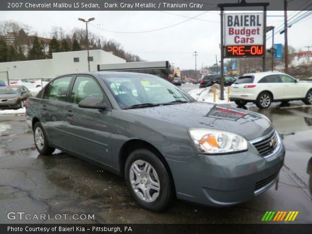 2007 Chevrolet Malibu LS Sedan in Dark Gray Metallic