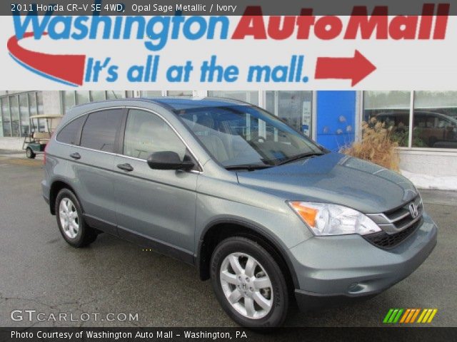 2011 Honda CR-V SE 4WD in Opal Sage Metallic