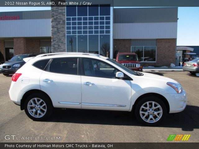 2012 Nissan Rogue SL AWD in Pearl White