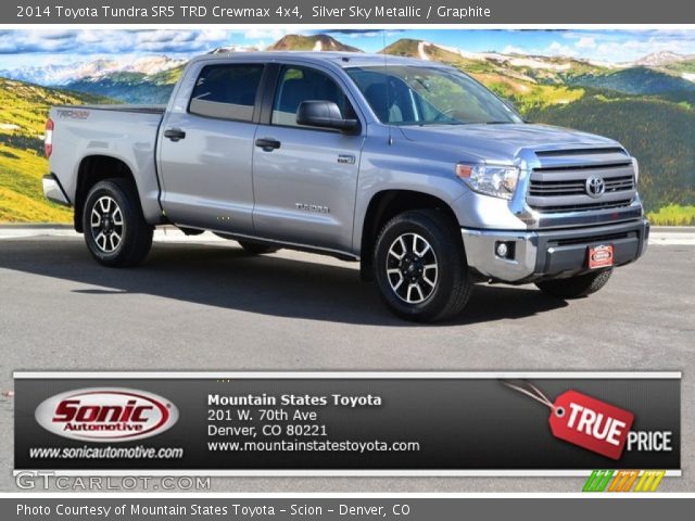 2014 Toyota Tundra SR5 TRD Crewmax 4x4 in Silver Sky Metallic