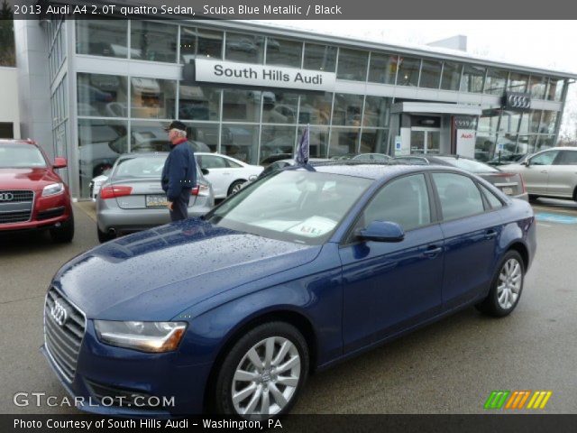 2013 Audi A4 2.0T quattro Sedan in Scuba Blue Metallic