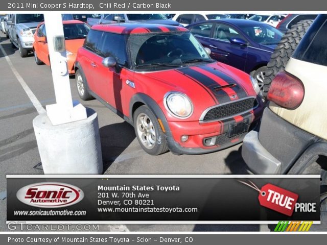 2011 Mini Cooper S Hardtop in Chili Red