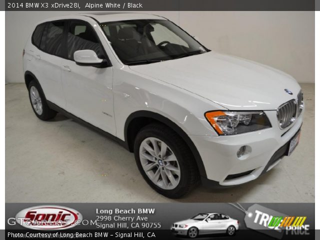 2014 BMW X3 xDrive28i in Alpine White