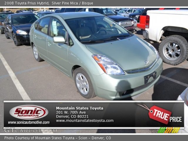 2008 Toyota Prius Hybrid in Silver Pine Mica