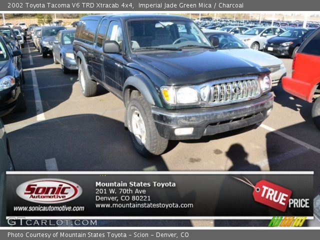 2002 Toyota Tacoma V6 TRD Xtracab 4x4 in Imperial Jade Green Mica