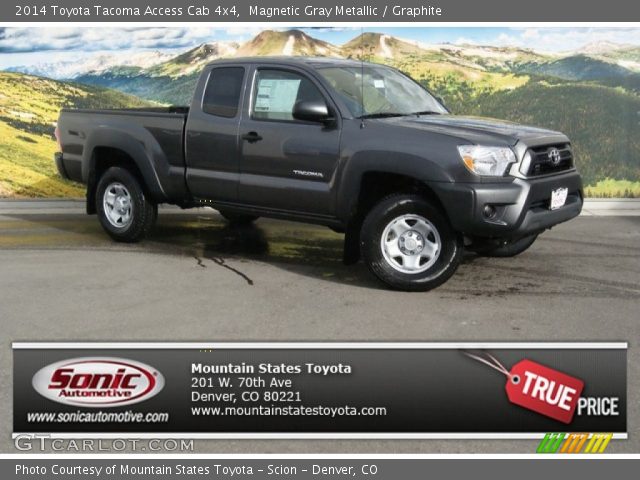 2014 Toyota Tacoma Access Cab 4x4 in Magnetic Gray Metallic