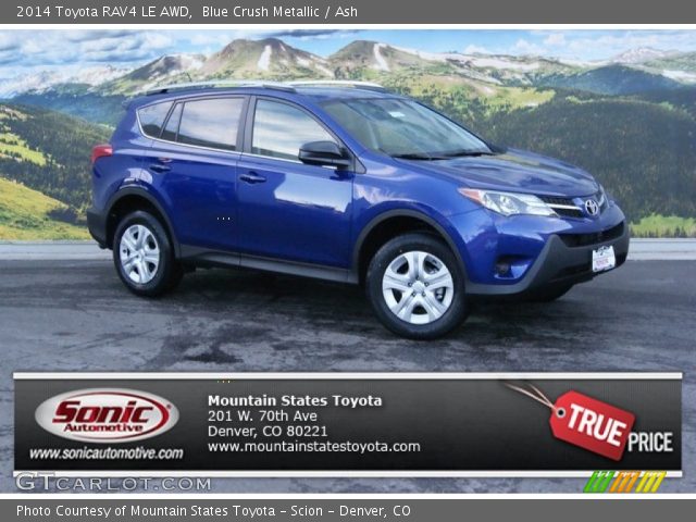 2014 Toyota RAV4 LE AWD in Blue Crush Metallic