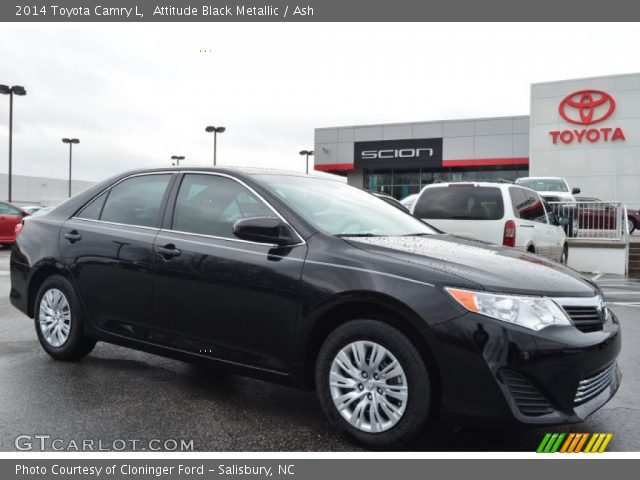 2014 Toyota Camry L in Attitude Black Metallic