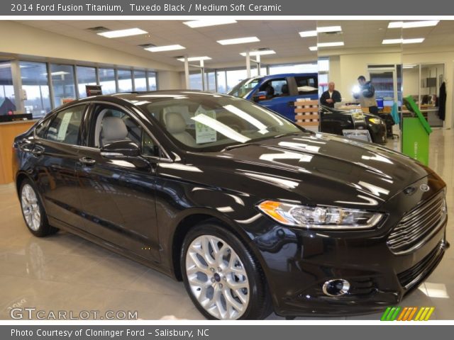 2014 Ford Fusion Titanium in Tuxedo Black