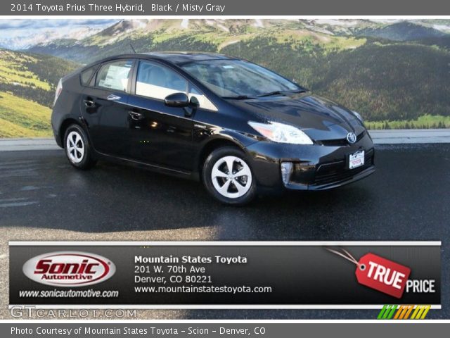 2014 Toyota Prius Three Hybrid in Black