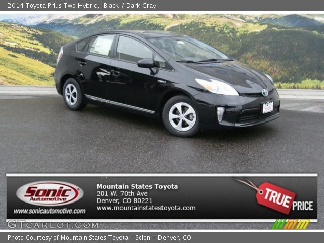 2014 Toyota Prius Two Hybrid in Black