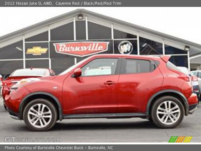 2013 Nissan Juke SL AWD in Cayenne Red