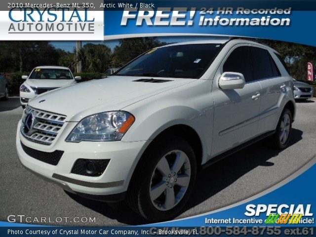 2010 Mercedes-Benz ML 350 in Arctic White