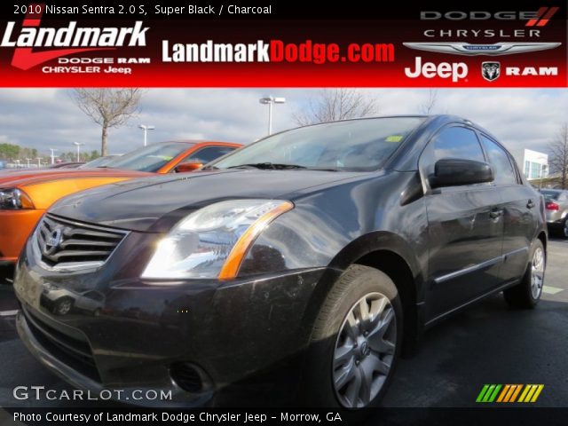 2010 Nissan Sentra 2.0 S in Super Black