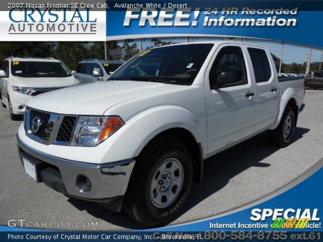 2007 Nissan Frontier SE Crew Cab in Avalanche White