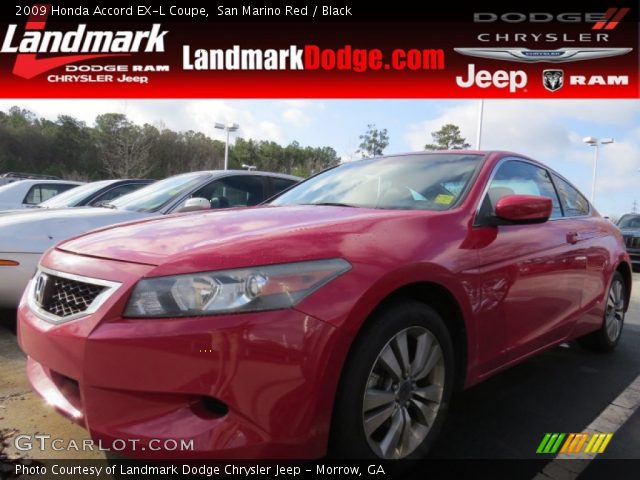 2009 Honda Accord EX-L Coupe in San Marino Red