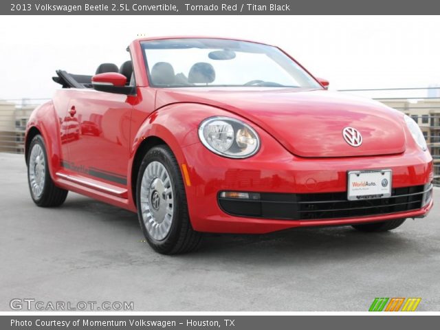 2013 Volkswagen Beetle 2.5L Convertible in Tornado Red