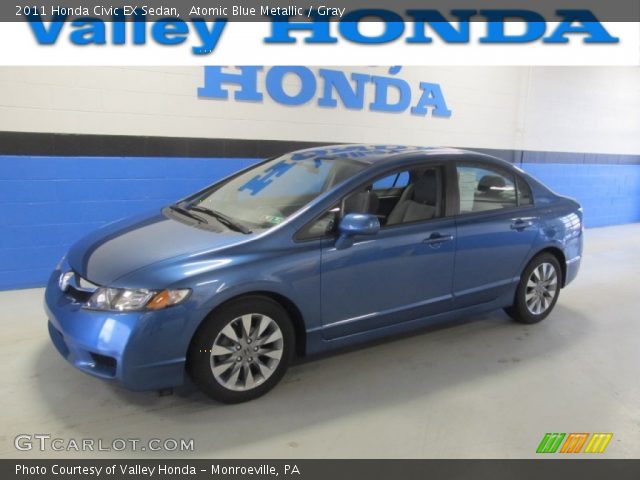 2011 Honda Civic EX Sedan in Atomic Blue Metallic