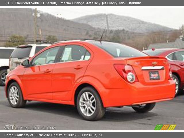 2013 Chevrolet Sonic LT Sedan in Inferno Orange Metallic