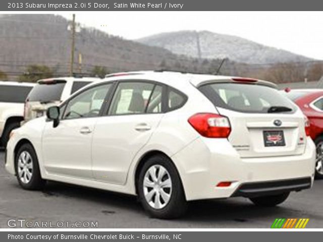 2013 Subaru Impreza 2.0i 5 Door in Satin White Pearl