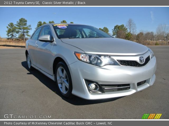2012 Toyota Camry SE in Classic Silver Metallic